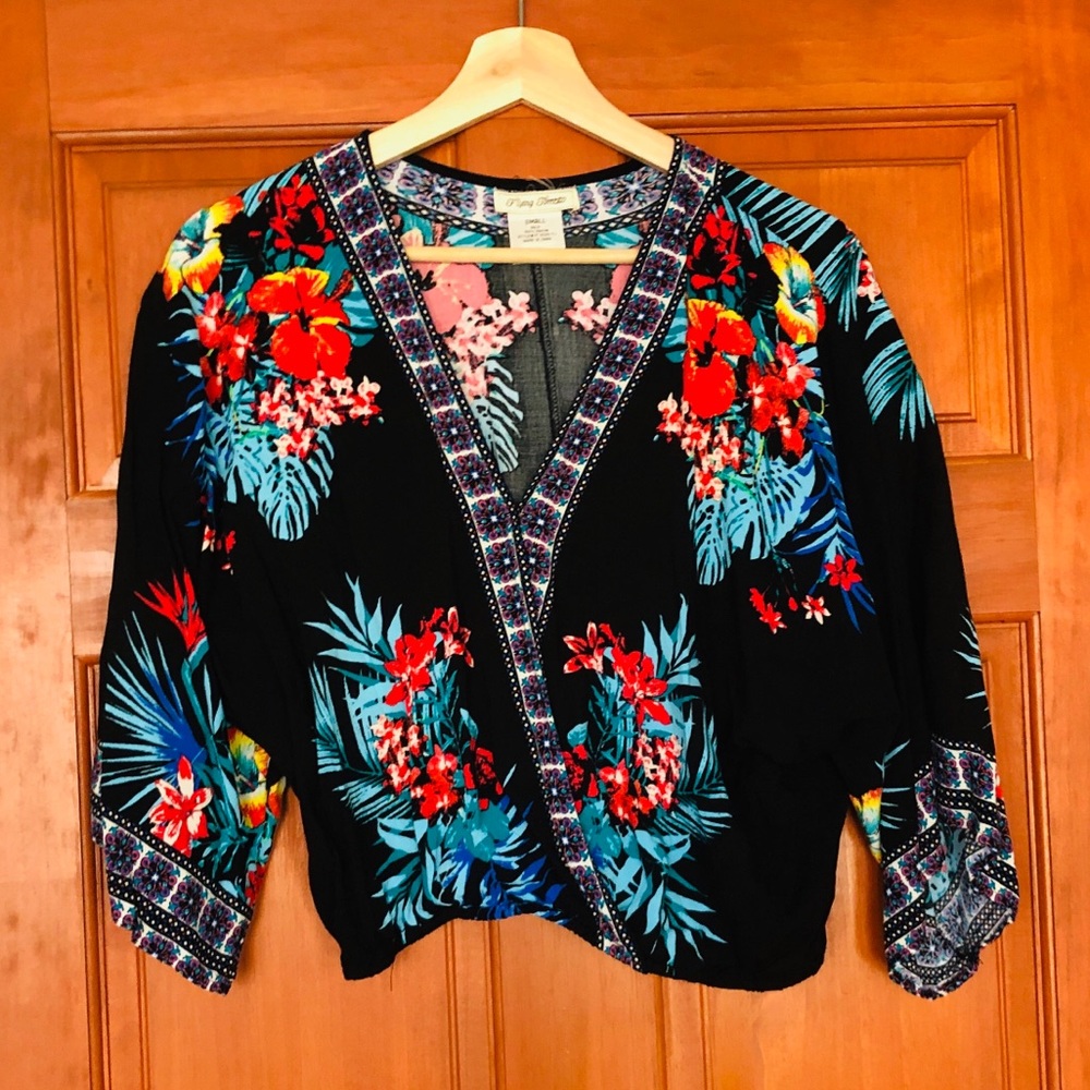 3 for $20 Sale - Tropical Blouse